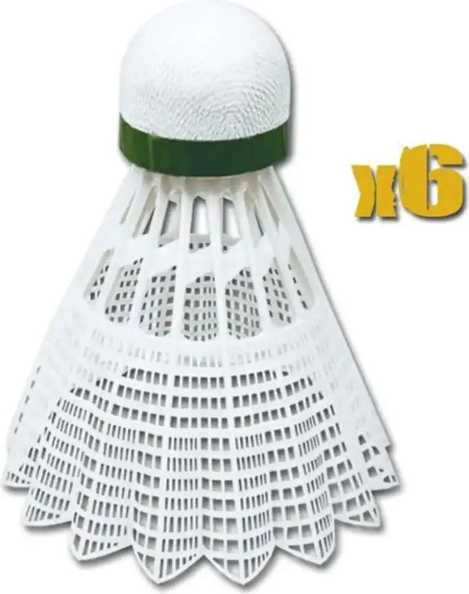 Spokey AIR TEC Badminton-Körbe, 6 Stück, Nylon
